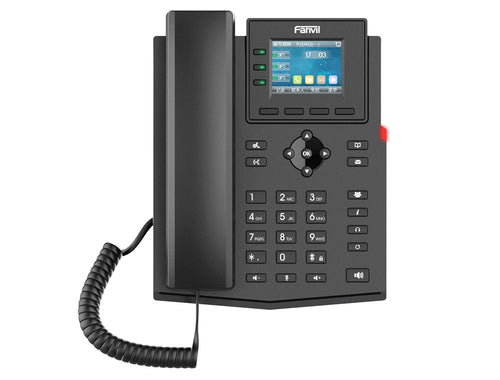 Fanvil X303-2 Wire IP Phone, 2.4-inch Color, RJ11 Interface and Supports 2-Wire Power, HD Voice, 6-Party Conferencing, 4 SIP Accounts - Image 2