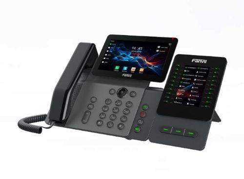 Fanvil EM60 multifunctional color‑screen expansion module for V65, V66,V66 Pro IPphones. 4.3inch color display 60 programmable DSS, dual‑color LED ind - Image 3