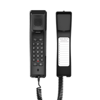 Fanvil H2U Compact IP Phone, 2 SIP Lines, HD Audio, Desk/Wall Mount, 10 Speed Dial Keys, PoE, 3 Way Conference, 2 Year Warranty - Black - Image 2