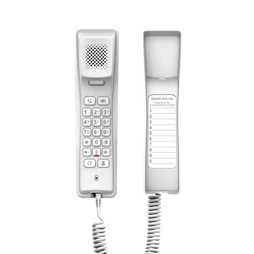 Fanvil H2U Compact IP Phone, 2 SIP Lines, HD Audio, Desk/Wall Mount, 10 Speed Dial Keys, PoE, 3 Way Conference, 2 Year Warranty - White