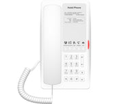 FANVIL, H4 Hotel IP Phone, White, Cost-effective hotel IP phone, HD voice, 0/100Mbps Ethernet, and PoE, 5 programmable soft keys - Image 1