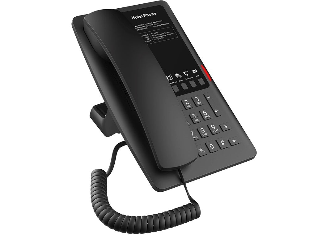 FANVIL, H4W Hotel IP Phone, Cost-effective hotel IP phone, HD voice, 0/100Mbps Ethernet, and PoE, 5 programmable soft keys, WIFI - Image 3