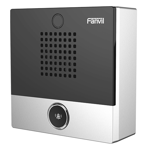 Fanvil i10S SIP mini intercom, IP54 indoor intercom, PoE, 2 SIP lines, speed dial, multicast paging, relay I/O, wall mount, IP phone systems - Image 1