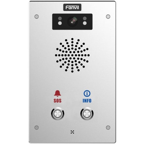 Fanvil I16SV02P Outdoor Video SIP Intercom Water & dust proof SIP Intercom IP65 (2 button), Built-in HD camera, HD voice, built-in 3W speaker TF card - Image 5
