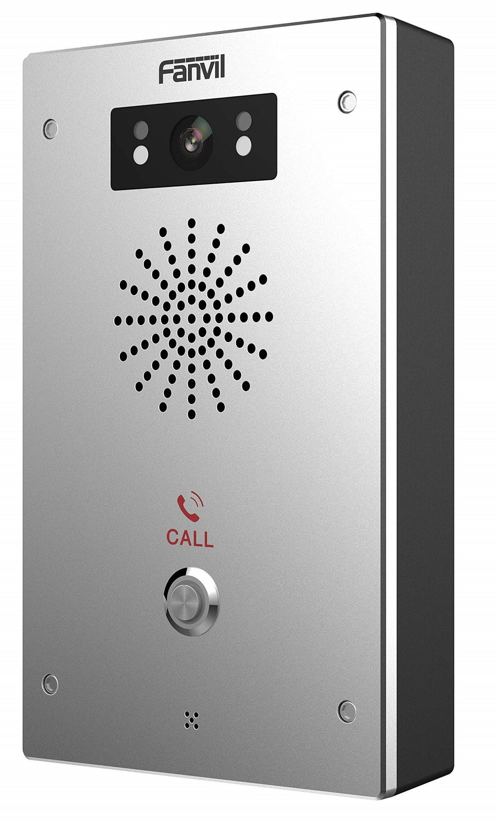 Fanvil i16SV video SIP intercom, 2MP 1080P camera, infrared night vision, IP65 IK10 outdoor intercom, PoE, relay I/O, TF card, SIP access control - Image 1