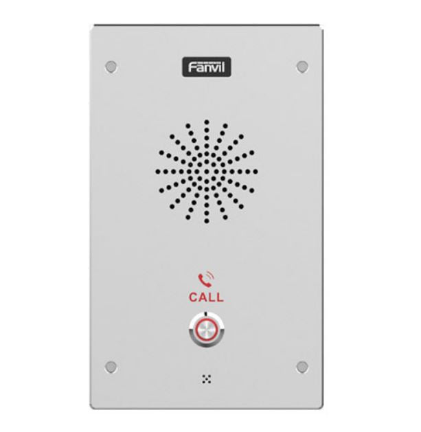 Fanvil i16S SIP intercom, IP65 IK10 outdoor intercom, HD audio, 3W speaker, PoE, multicast paging, relay I/O, TF card, SIP access control - Image 2