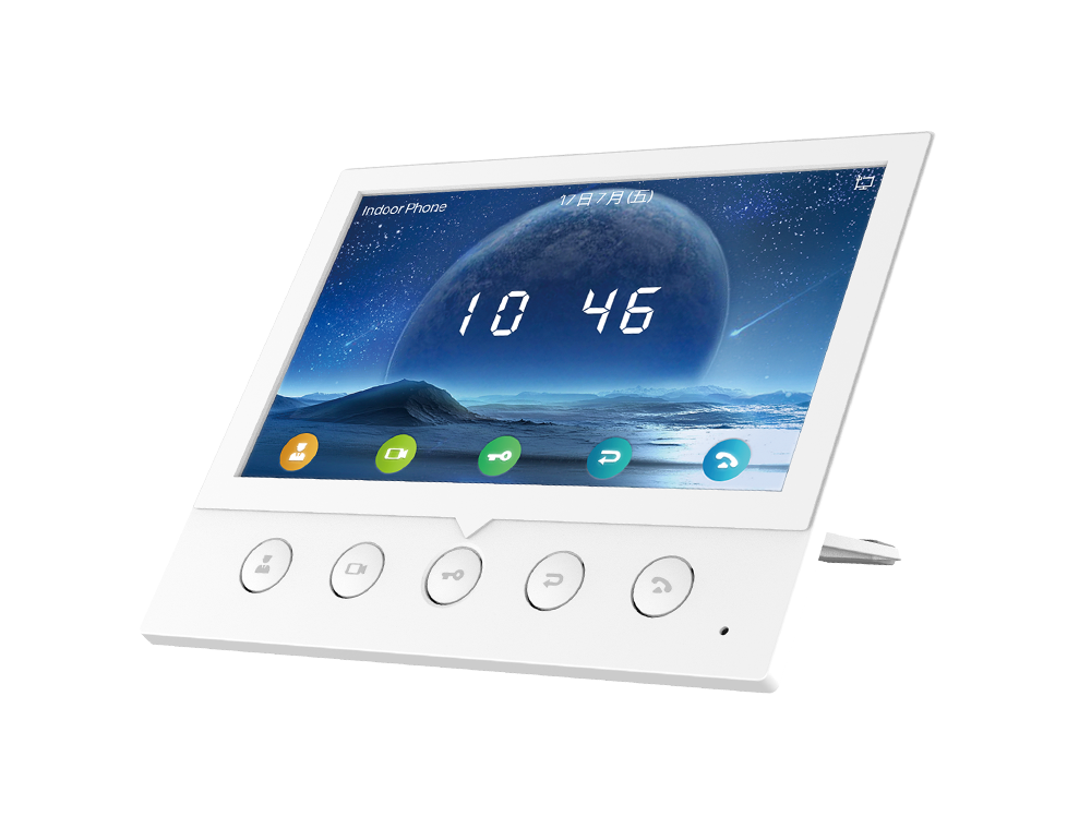 Fanvil i52W Indoor SIP Station, 4 SIP Lines, 5 Buttons, PoE, 7" Colour Screen, Linux, ONVIF, 2Yr Warranty - Image 2