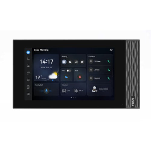 Fanvil i554 SIP indoor station, 7-inch color touchscreen, supports SIP 2.0, HD audio, video decoding up to 1080p, remote door unlocking - Image 2