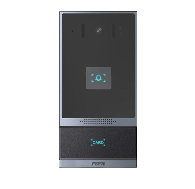 Fanvil i62 SIP video door phone, 2MP camera, ONVIF, RFID/NFC access control, PoE, IP66 IK07, TF card, SIP intercom, door entry - Image 1
