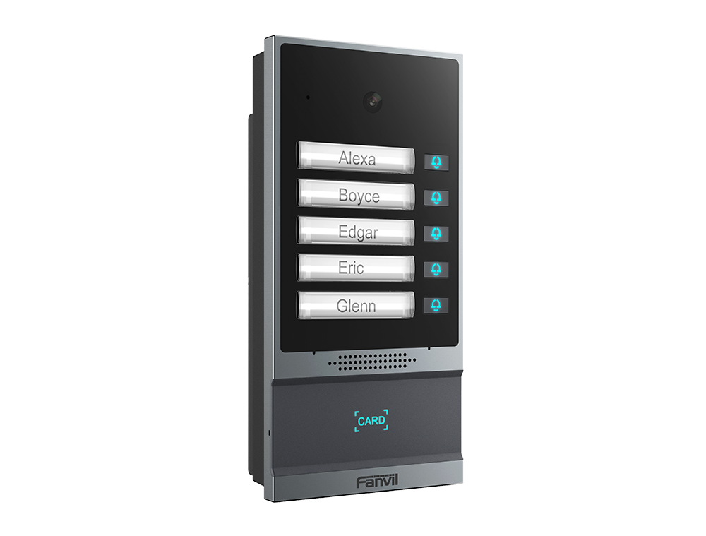 Fanvil i63 Outdoor Audio/Video Intercom, 2 SIP Lines, 5 DSS Keys, PoE, IP66 & IK07, RFID Reader , ONVIF, 2Yr Warranty - Image 3
