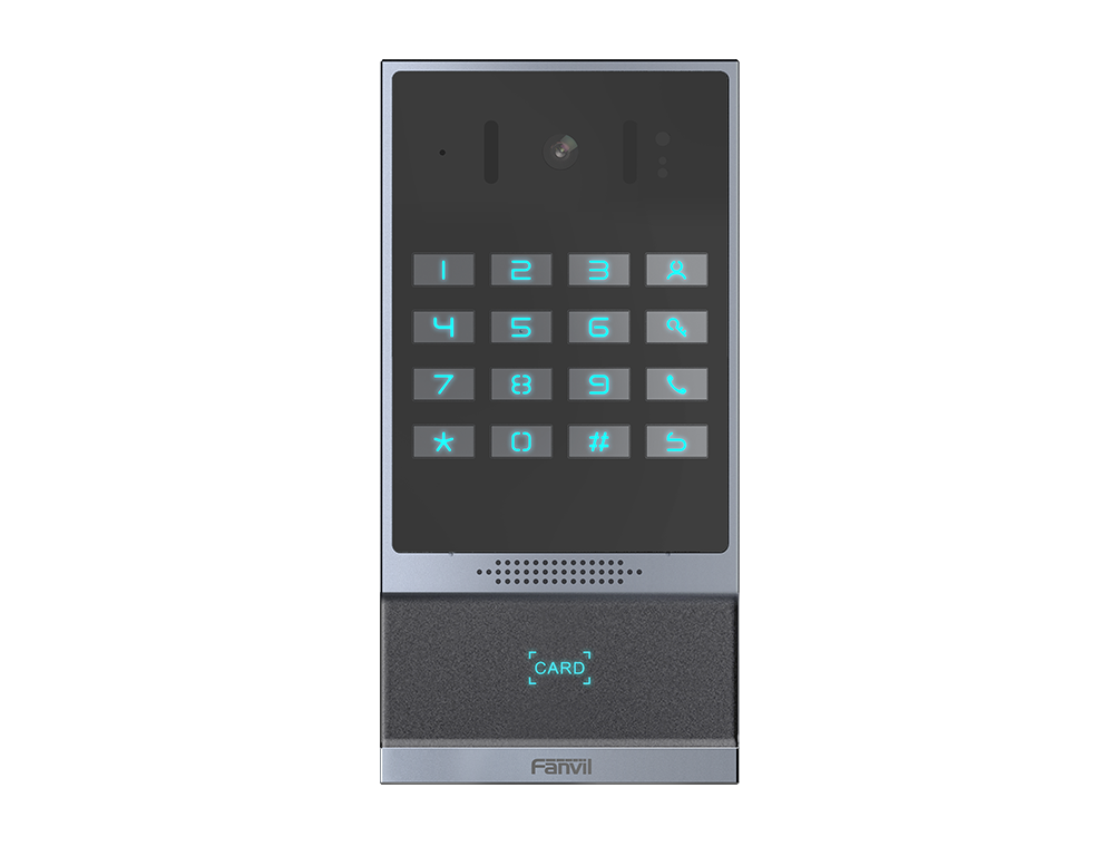 Fanvil i64 Outdoor Audio/Video Intercom, 2 SIP Lines, Numerical Keypad, PoE, IP66 & IK07, RFID Reader , ONVIF, 2Yr Warranty - Image 1
