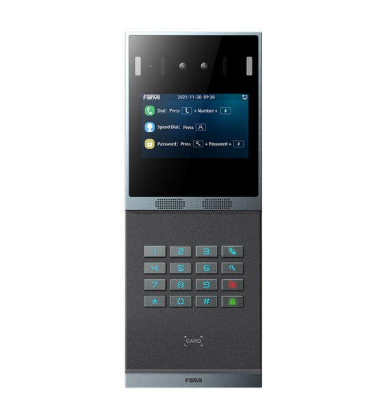 Fanvil I66 Outdoor Video Door Phone,Face Recognition Door Phone, Audio/Video Intercom,4-inch IPS Color Screen 12 Numeric Keys+4 Function Keys - Image 2