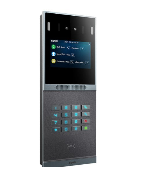 Fanvil I66 Outdoor Video Door Phone,Face Recognition Door Phone, Audio/Video Intercom,4-inch IPS Color Screen 12 Numeric Keys+4 Function Keys - Image 3
