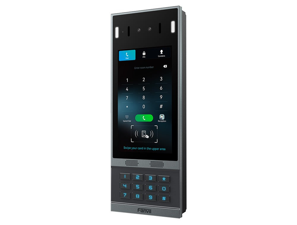 Fanvil i67 Face Recognition Door Phone, 7IN COLOR SCREEN, Camera HD, 7-inch 600×1024 touch screen 12 Numeric Keys anti-spoofing liveness - Image 3