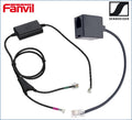 Fanvil / EPOS l Sennheiser Electronic Hook Switch (EHS) Adapter - Inc Fanvil T-03  RJ9 Connector Cable - Image 1