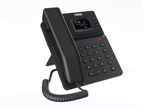 Fanvil V60P is a sleek and reliable basic-level IP phone. It supports PoE power supply for simplified installation and deployment - Image 1