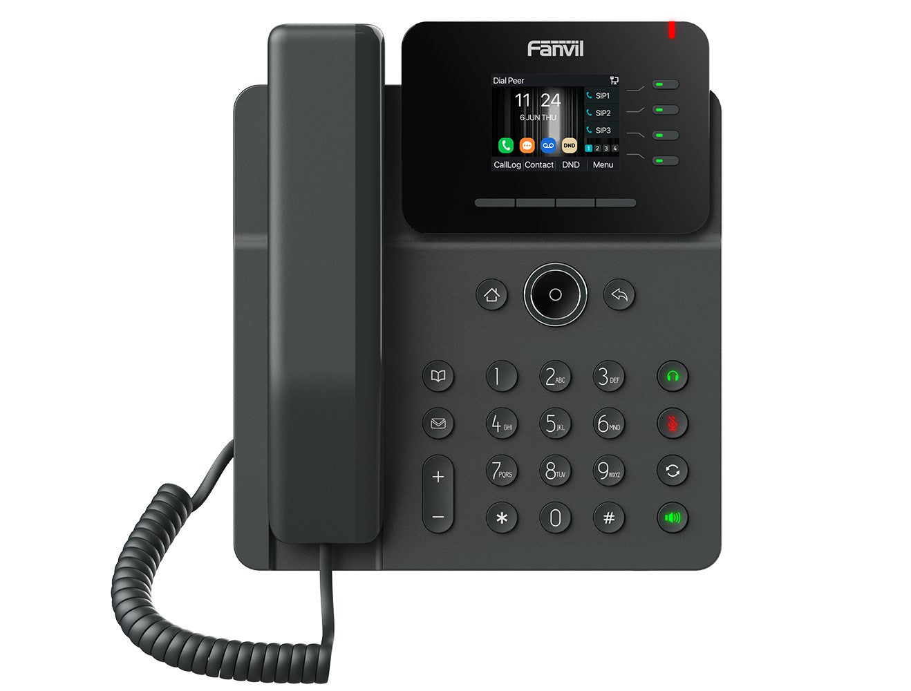 Fanvil V61W Prime Business Phone 2.4-inch color screen, HD audio, HAC, Wi-Fi. Bluetooth, PoE Support 6-way Audio conference, EHS - Image 1