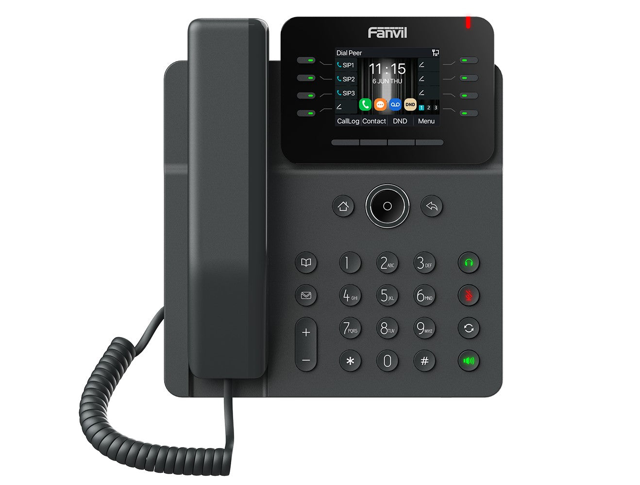Fanvil V62W Prime Business Phone 2.8-inch color screen □√ Support audio codec G.722 and Opus, HD audio 6-way Audio conference Wi-Fi 6, Bluetooth - Image 1