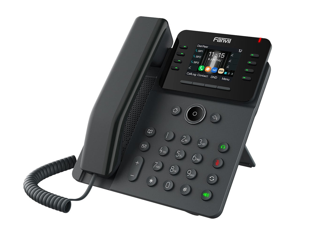 Fanvil V62W Prime Business Phone 2.8-inch color screen □√ Support audio codec G.722 and Opus, HD audio 6-way Audio conference Wi-Fi 6, Bluetooth - Image 3