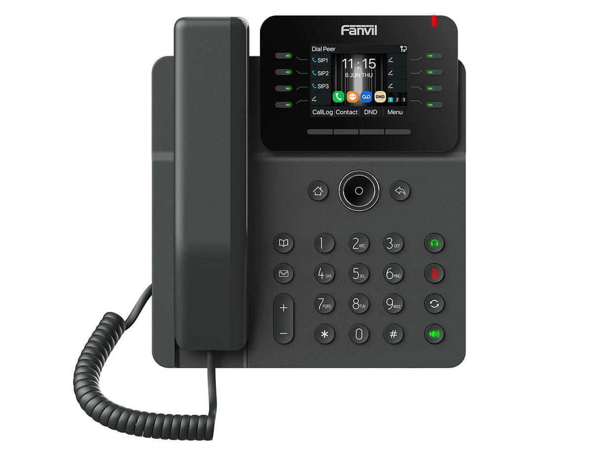 Fanvil V62W Prime Business Phone 2.8-inch color screen □√ Support audio codec G.722 and Opus, HD audio 6-way Audio conference Wi-Fi 6, Bluetooth - Image 4