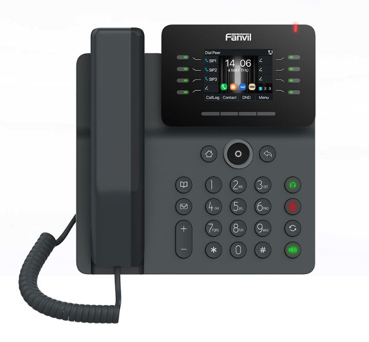 Fanvil V63 Essential Business Phone 2.7" Graphical Dot-Matrix Backlit Screen, Dual Gigabit Ports, PoE, 15 DSS Keys, 6 Lines, SBC Ready, 2 Year WTY - Image 4