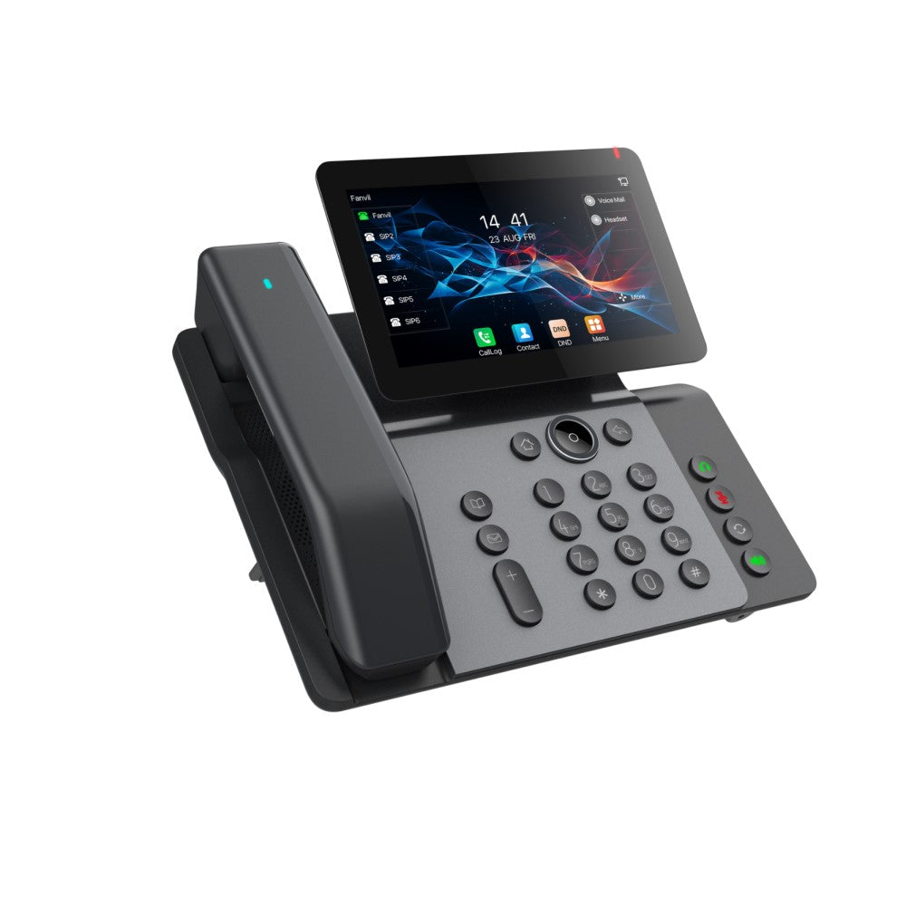 Fanvil V66 Pro Premium IP Phone,  20 SIP lines, HD voice, 7-inch high-definition color "floating smart screen",  built-in Bluetooth & Wi-Fi - Image 5