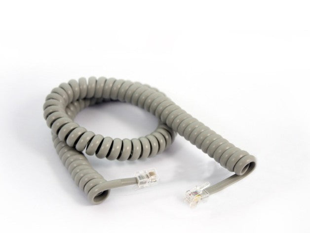 Fanvil curly cord for V67/V65 series headset, curve，gray - Image 2
