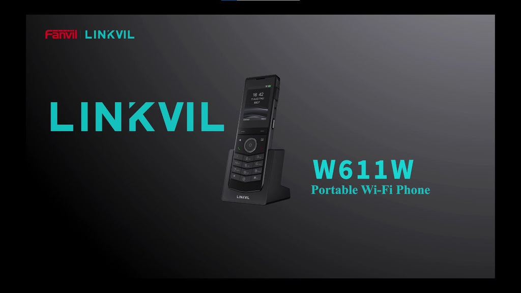 Fanvil Linkvil W611W Portable Wi-Fi Phone 2.4" Color Screen, Support Dual-band Wi-Fi, Up To 9 Hours Talk Time, Waterproof& Dustproof, - Image 3