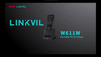 Fanvil Linkvil W611W Portable Wi-Fi Phone 2.4" Color Screen, Support Dual-band Wi-Fi, Up To 9 Hours Talk Time, Waterproof& Dustproof, - Image 3