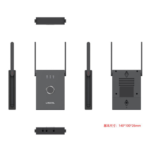 Fanvil Linkvil W710D DECT IP Base Station, Up to 10 simultaneous calls,  Up to 10 Handsets, Up to 20 SIP accounts, Up to 10 internal extensions - Image 2