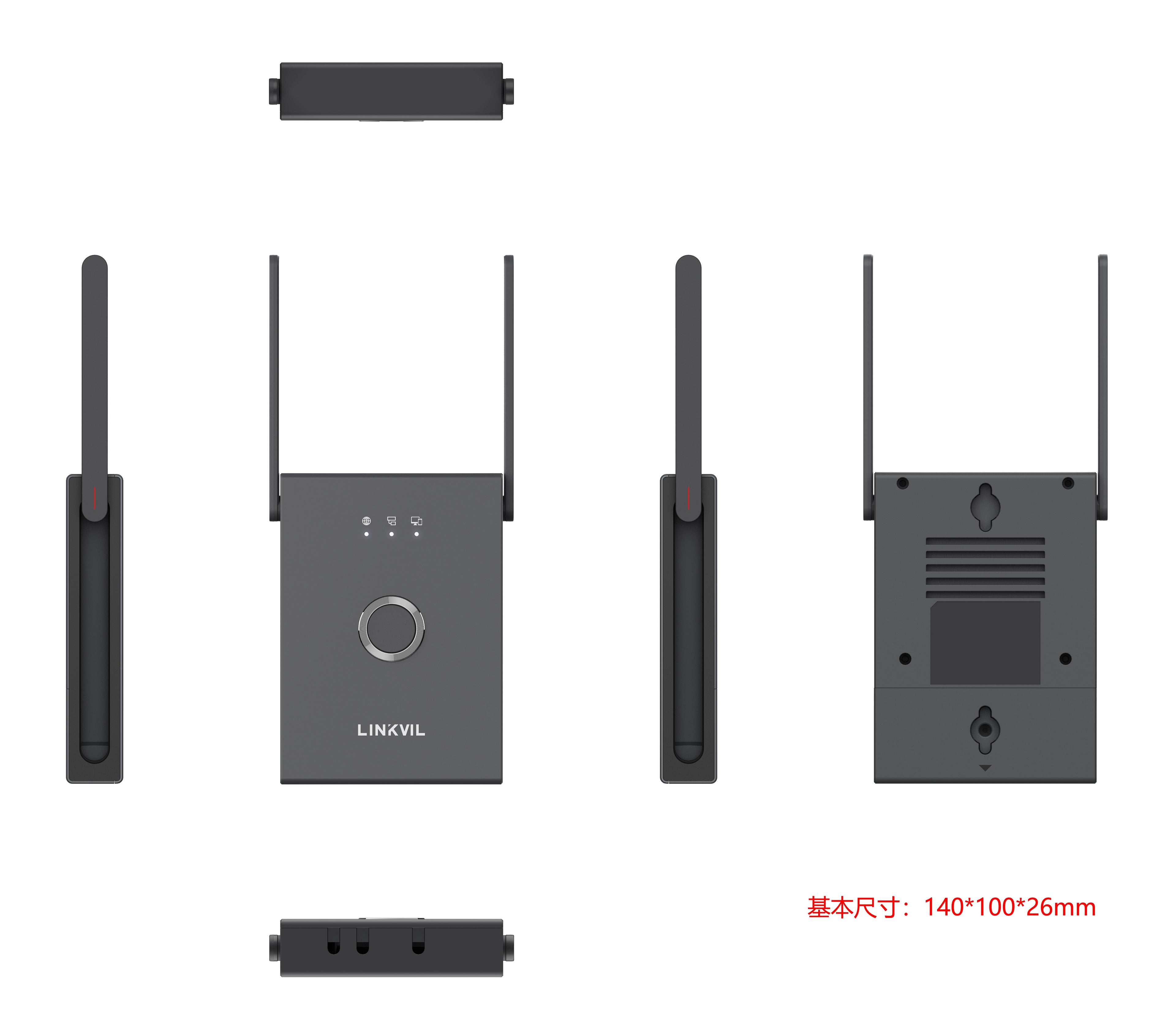 Fanvil W710H IPCT Wireless Base Station, IPCT（IP Cordless Telecommunications）is a roaming communication system solution - Image 2
