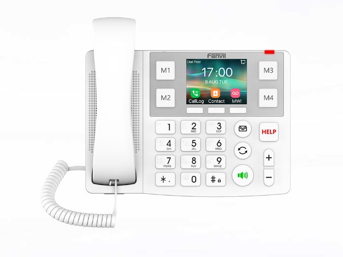 Fanvil X305 Big Button IP Phone - 3.5" Colour Screen, 2 SIP Lines, HAC, Dual Gigabit Ports, Supports HD audio, PoE - Image 2