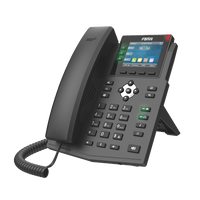 Fanvil X3U Pro Enterprise IP Phone - 2.8" Colour Screen, 3 Lines, No DSS Buttons, Dual Gigabit NIC, HD Audio Quality, 6 SIP Lines, PoE *LS* - Image 1