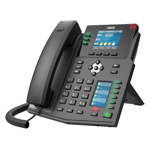 Fanvil X4U Enterprise IP Phone - 2.8" Colour Screen, 4 Lines, 30 x DSS Buttons, *SBC Ready, Dual Gigabit NIC - Image 5