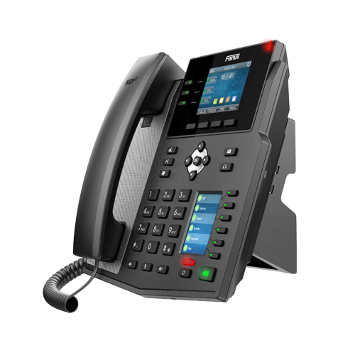 Fanvil X4U Enterprise IP Phone - 2.8" Colour Screen, 4 Lines, 30 x DSS Buttons, *SBC Ready, Dual Gigabit NIC - Image 3