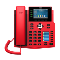 Fanvil X5U-RED High End Enterprise IP Phone - 3.5" Colour Screen, 16 Lines, 40 x DSS Buttons, Dual Gigabit NIC,Bluetooth - 2 Years Warranty - RED - Image 2