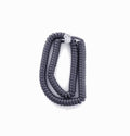 Fanvil curly cord for XU series headset, curve，black - Image 1