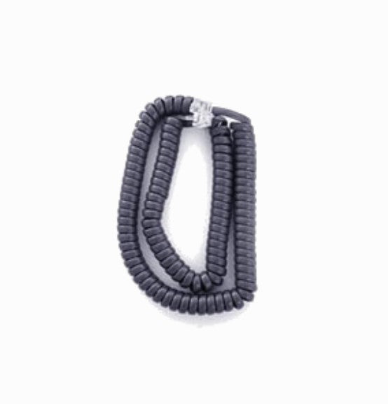 Fanvil curly cord for XU series headset, curve，black - Image 2