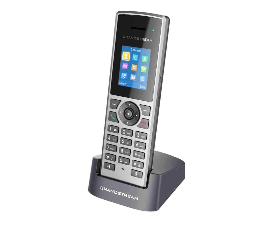 Grandstream DP722 Cordless Mid-Tier DECT Handet 128x160 colour LCD, 2 Programmable Soft Keys, 20hrs Talk Time & 250 hrs Standby Time. - Image 1