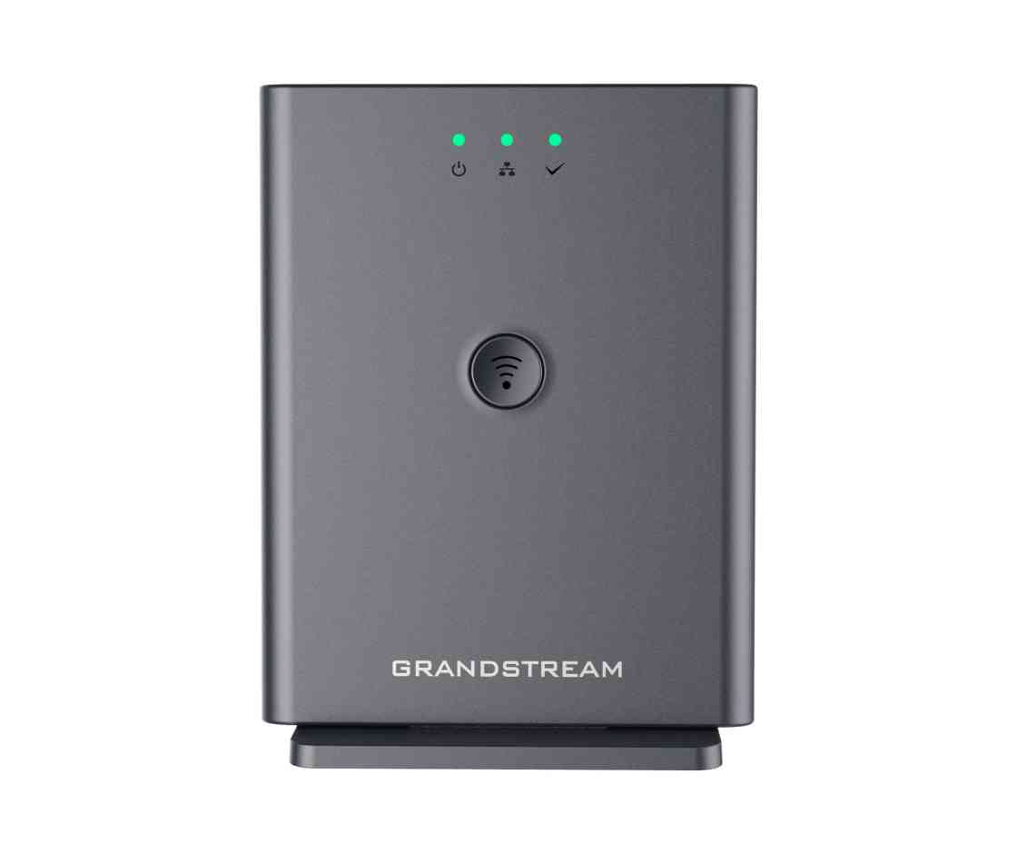 Grandstream DP752 DECT Base Station, Pairs w/ 5 DP Series DECT Handsets, Range up to 400 meters, Supports Push-to-Talk. - Image 1