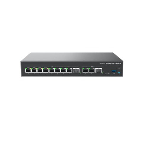 Grandstream GCC6011 is a rack-mountable variant of the GCC6010 series,  for SMBs, higher port density, enterprise deployment flexibility. - Image 1