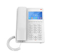 Grandstream GHP630W Desktop Hotel Phone, 3.5" Color LCD, PoE, Dual-band WiFi 6, White - Image 1