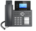 Grandstream GRP2604P 3 Line IP Phone, 6 SIP Accounts, 132x48 Backlit Screen, HD Audio, Powerable Via POE - Image 1