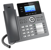 Grandstream GRP2604P 3 Line IP Phone, 6 SIP Accounts, 132x48 Backlit Screen, HD Audio, Powerable Via POE - Image 2