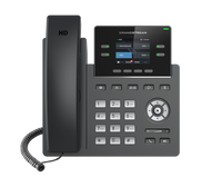 Grandstream GRP2612W 4 Line IP Phone, 2 SIP Accounts, 320x240 Colour Screen, HD Audio, Inbuilt WiFi, Includes PSU - Image 1