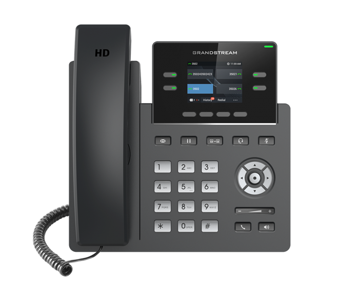 Grandstream GRP2612 4 Line IP Phone, 2 SIP Accounts, 320x240 Colour Screen, HD Audio, Includes PSU *LAST STOCK* - Image 5