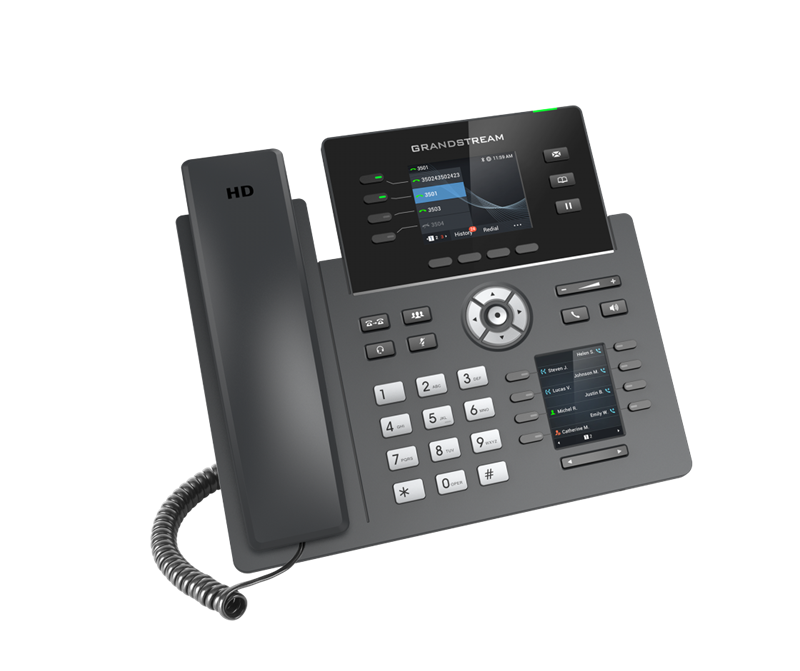 Grandstream GRP2614 4 Line IP Phone, 4 SIP Accounts, 320x240 Colour Screen, BLF Keys, HD Audio - Image 2