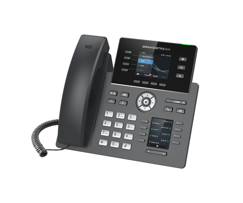 Grandstream GRP2614 4 Line IP Phone, 4 SIP Accounts, 320x240 Colour Screen, BLF Keys, HD Audio - Image 3