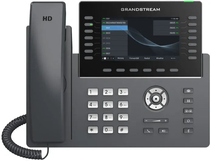 Grandstream GRP2650 14 Line IP Phone, 4 SIP Accounts, 320x240 Colour Screen, BLF Keys, HD Audio - Image 2
