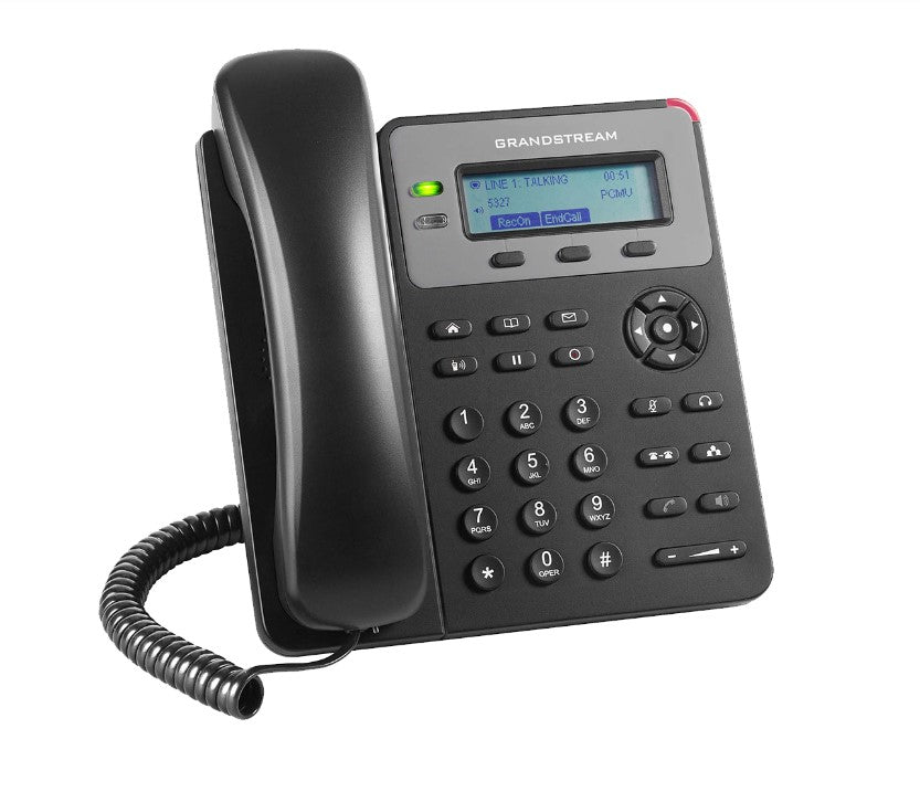 Grandstream GXP1610P 1 Line IP Phone, 1 SIP Account, PoE, no PSU, 2 Call Appearances, 3-Way Voice Conferencing, 132x48 2.95’’ LCD screen - Image 2